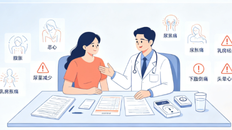​试管婴儿促排期间，哪些信号要及时告知医生