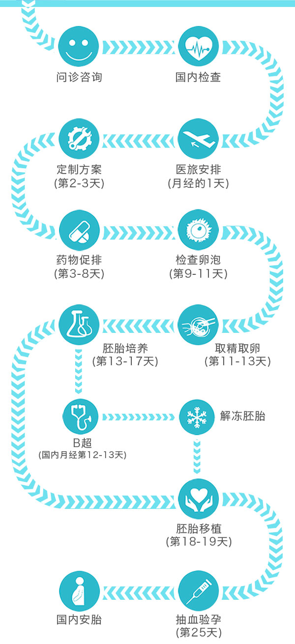 泰国试管婴儿具体流程图