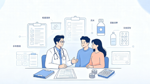 试管婴儿费用明细全解析